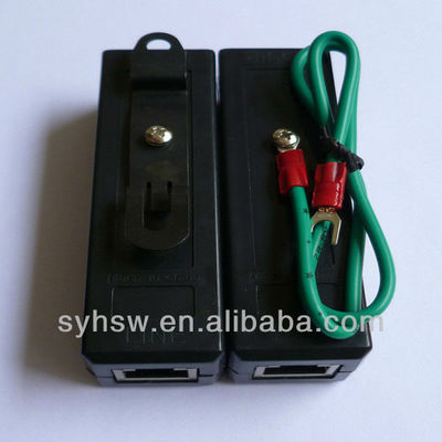 26*26*95mm RJ45 POE 1000 48V ライン電圧で雷の保護のための電圧過剰保護
